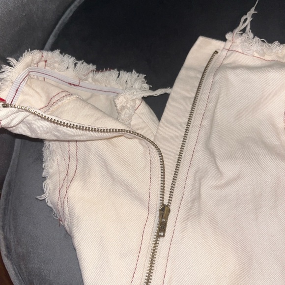 Frayed denim tube top - Picture 3 of 3